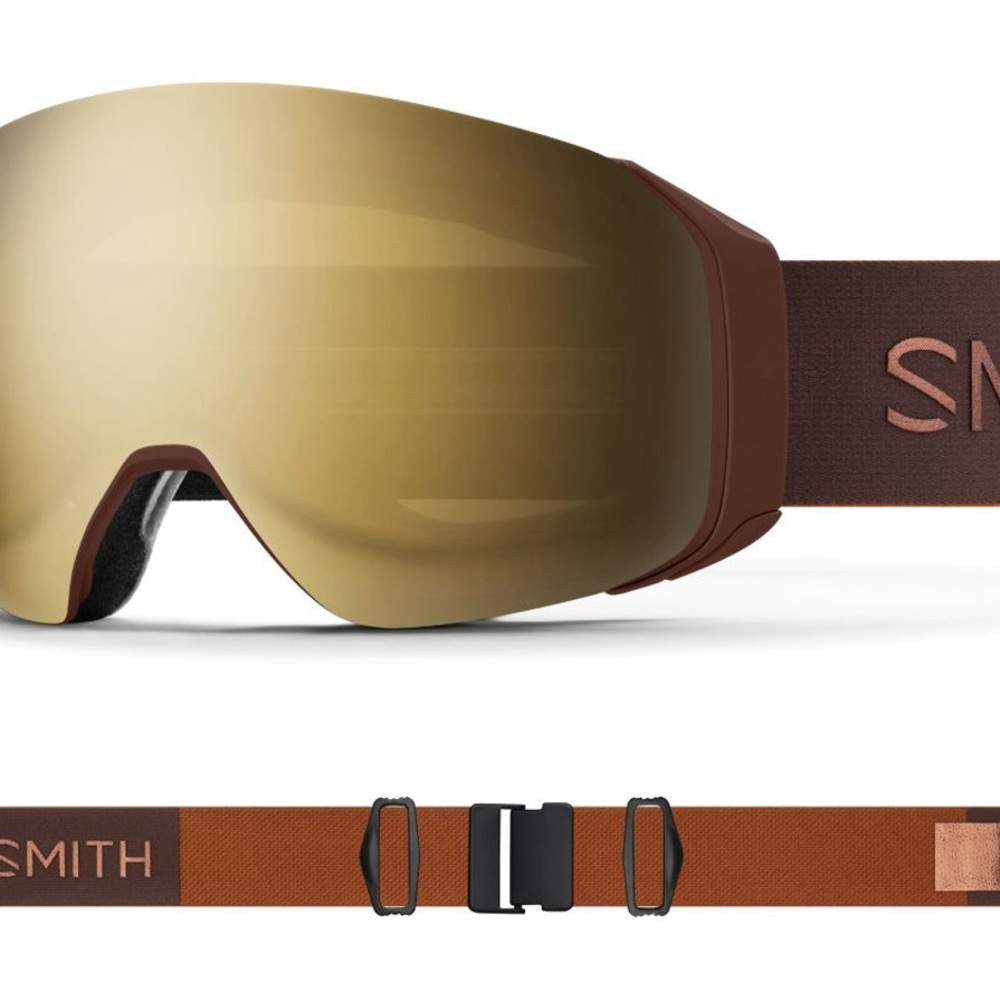 SMITH 4D Mag S Ski Goggles with ChromaPop Lens and Low light Lens